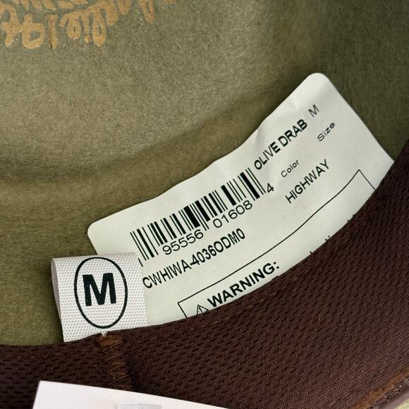 New Charlie 1 Horse Womens Hat Highway edition olive green color size Medium main image 4